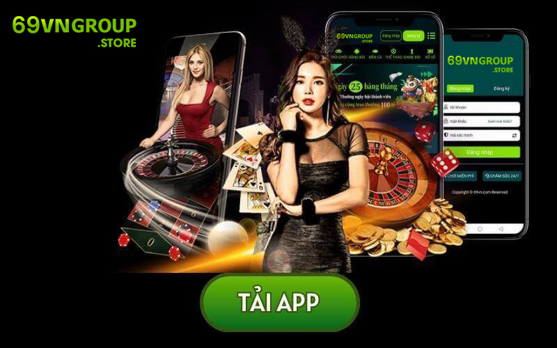 App 69VN được thiết kế hiện đại và nổi bật