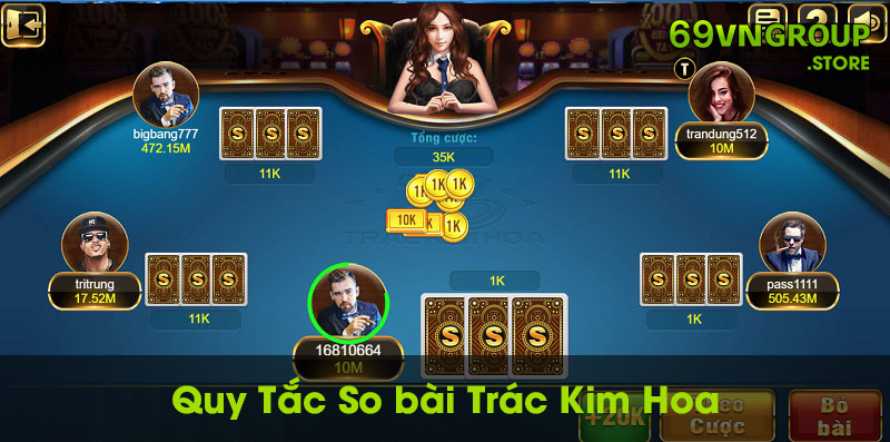 Quy tắc so bài trác kim hoa