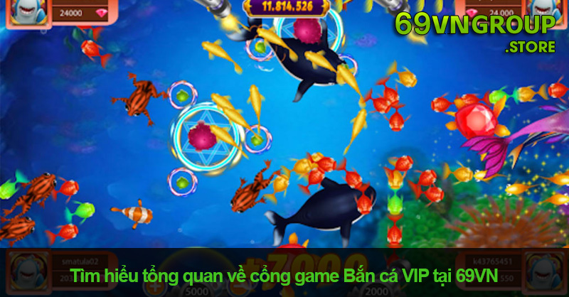 Bắn cá VIP tại nhà cái 69VN